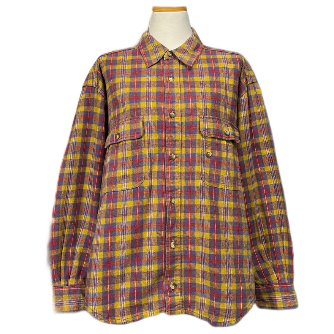 체크 긴팔 셔츠 상품이미지6