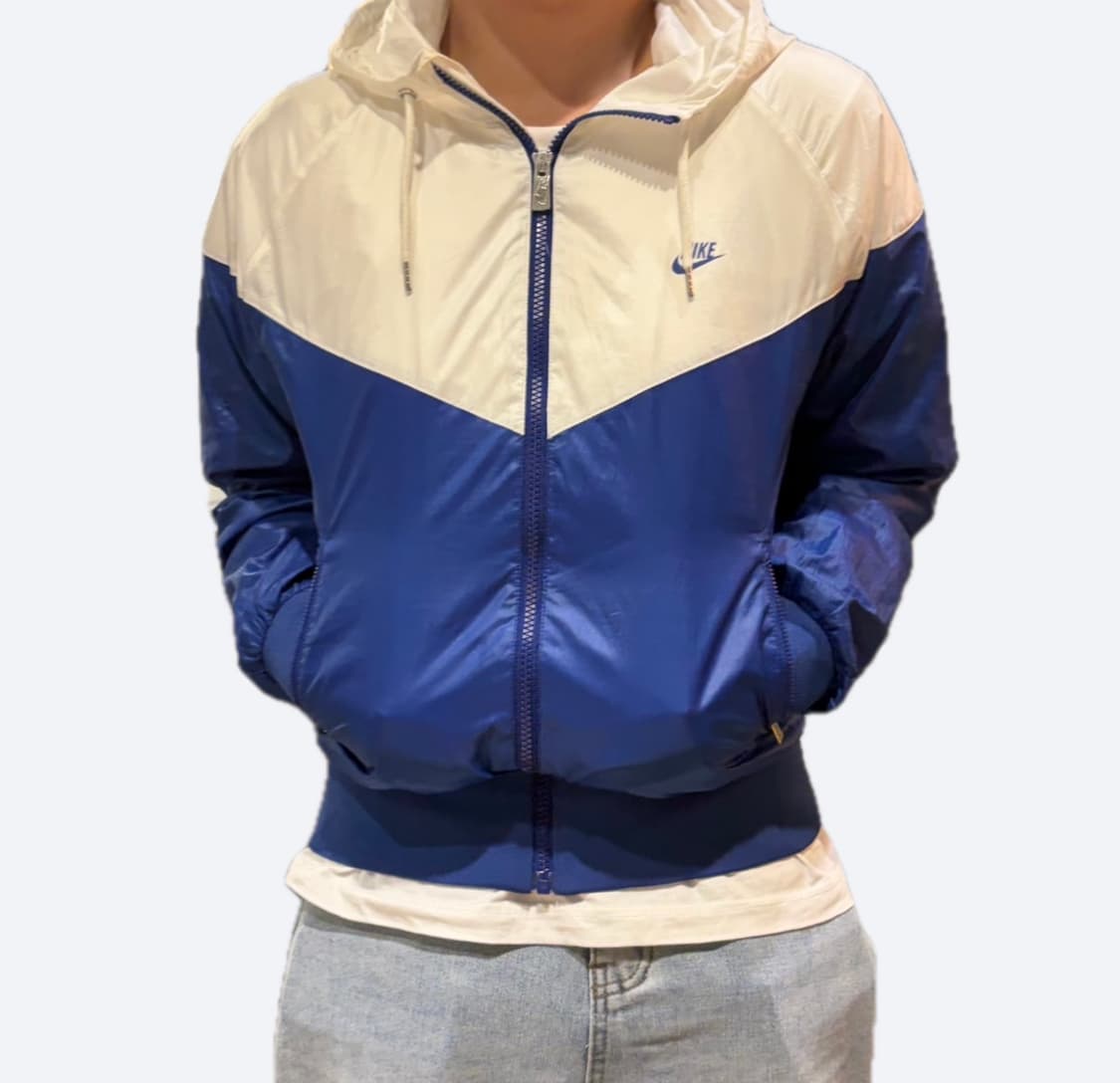 🤍나이키 윈드러너 블루 화이트 포카리 후드 바람막이🤍 상품이미지1