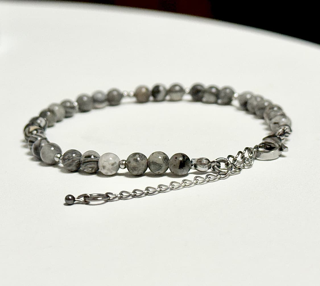 천연석 재스퍼 체인 원석팔찌 상품이미지1