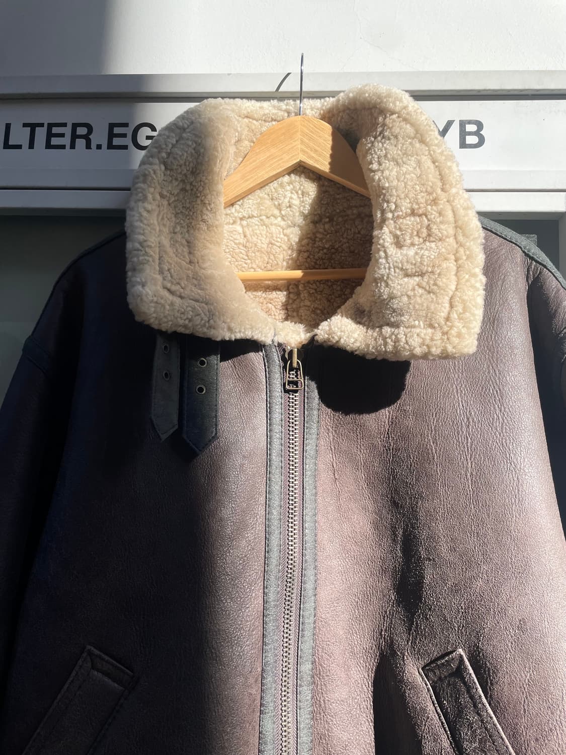  Military B-3 real leather flight jacke 상품이미지5