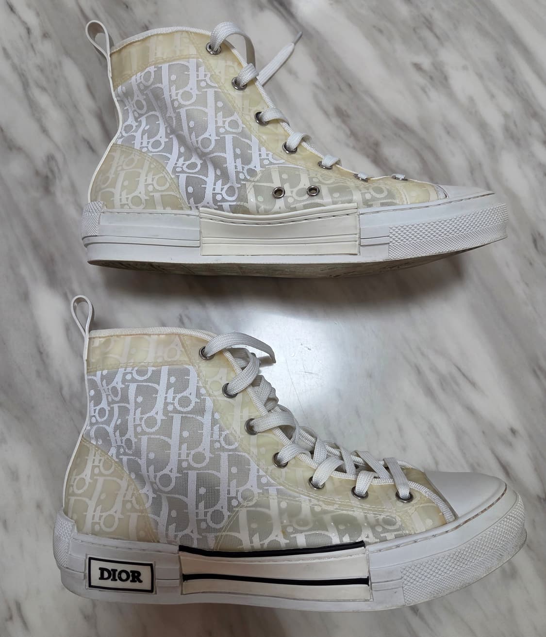 디올 오블리크 하이탑 스니커즈 상품이미지4