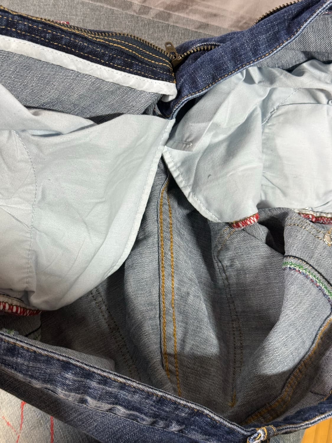 디스퀘어드2 타이디 바이커 데님 슬림핏 워싱 진 Y2K 상품이미지6