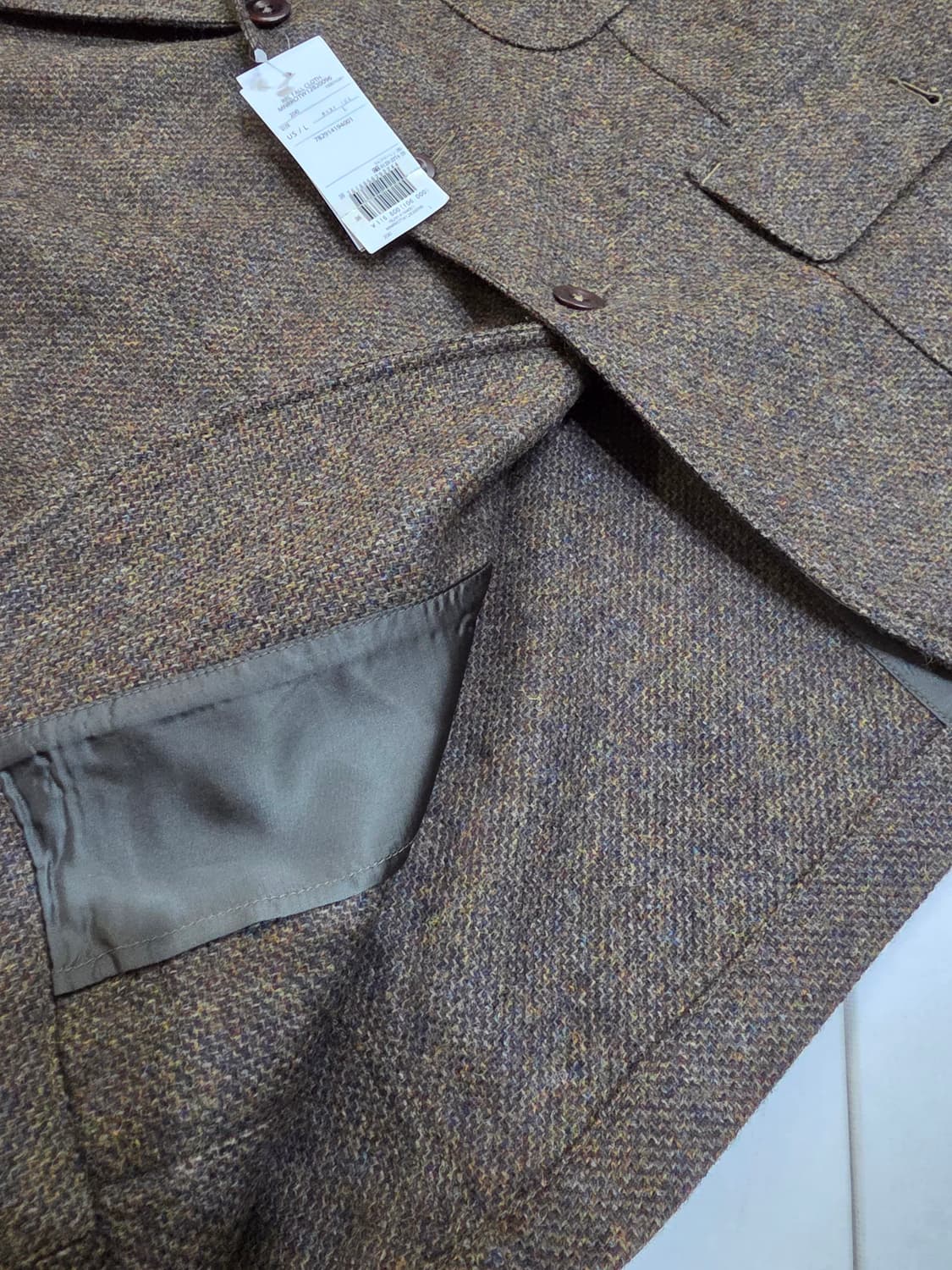 RRL unconstructed 울 스포츠 자켓 판매나 교환 상품이미지6