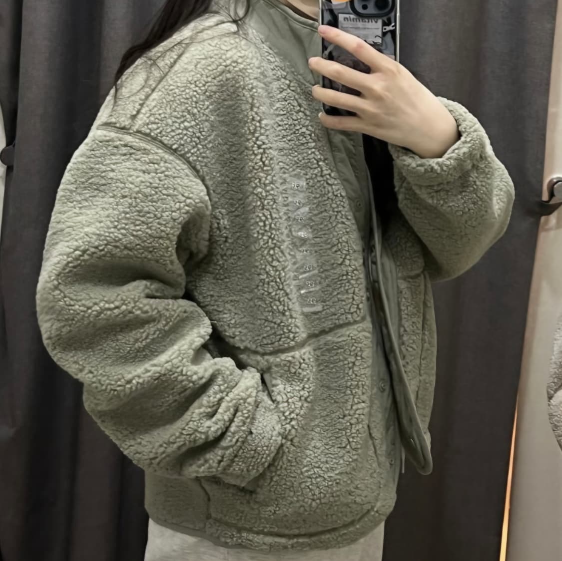 탑텐 에코 쉘파 하이넥 가디건 상품이미지5