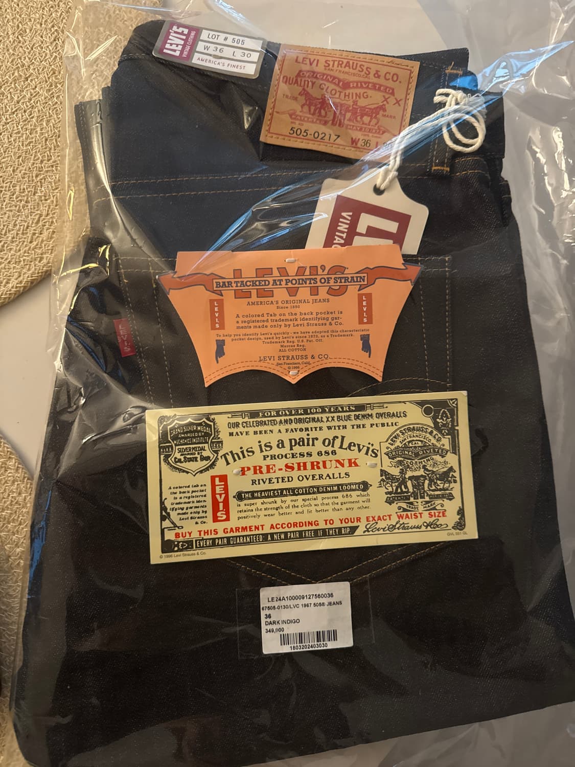 LVC 1967 505 진 RIGID_67505-0130 36/30 상품이미지1