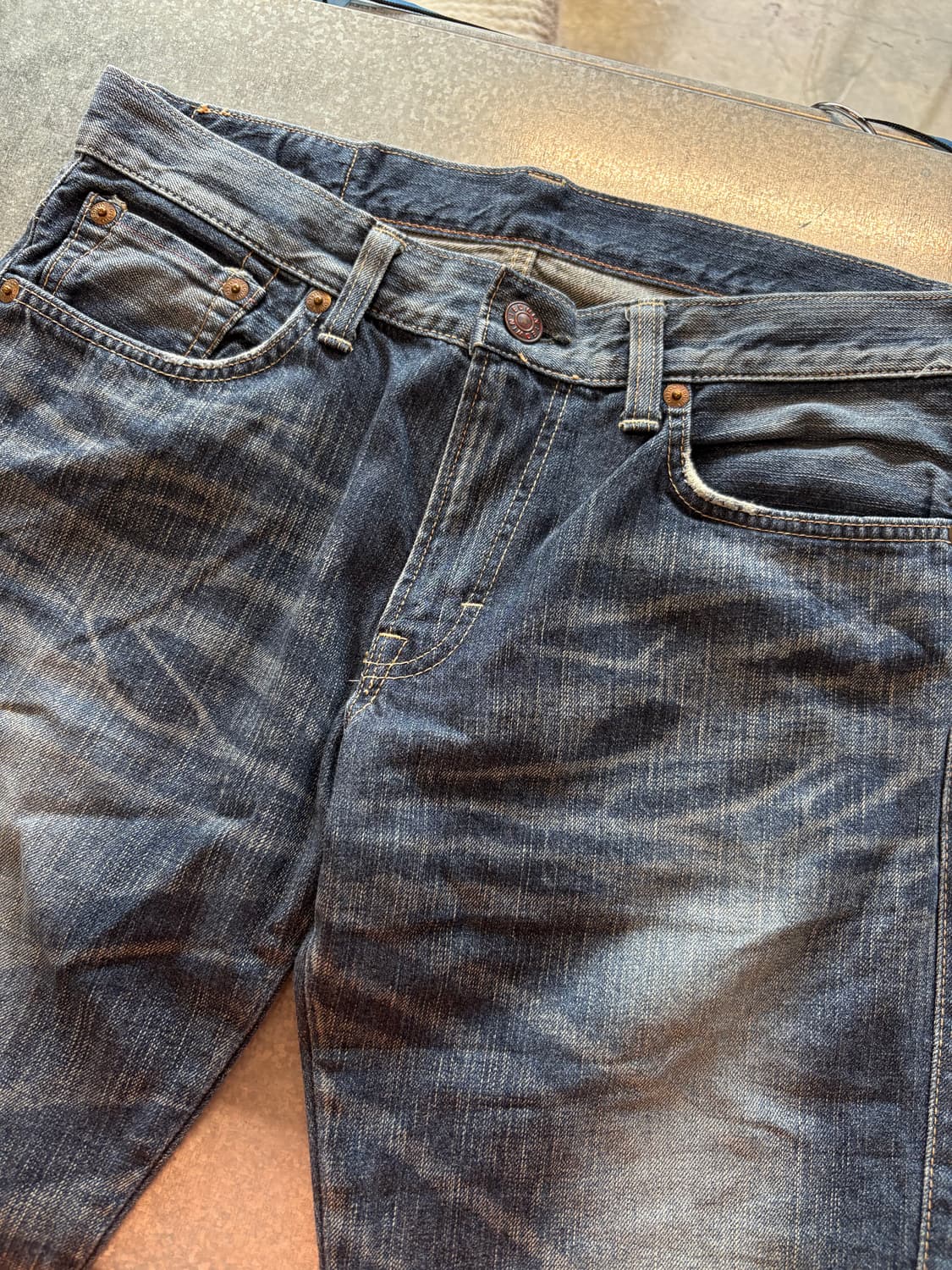 Edwin BLUE TRIP 503 워싱 데님 상품이미지4