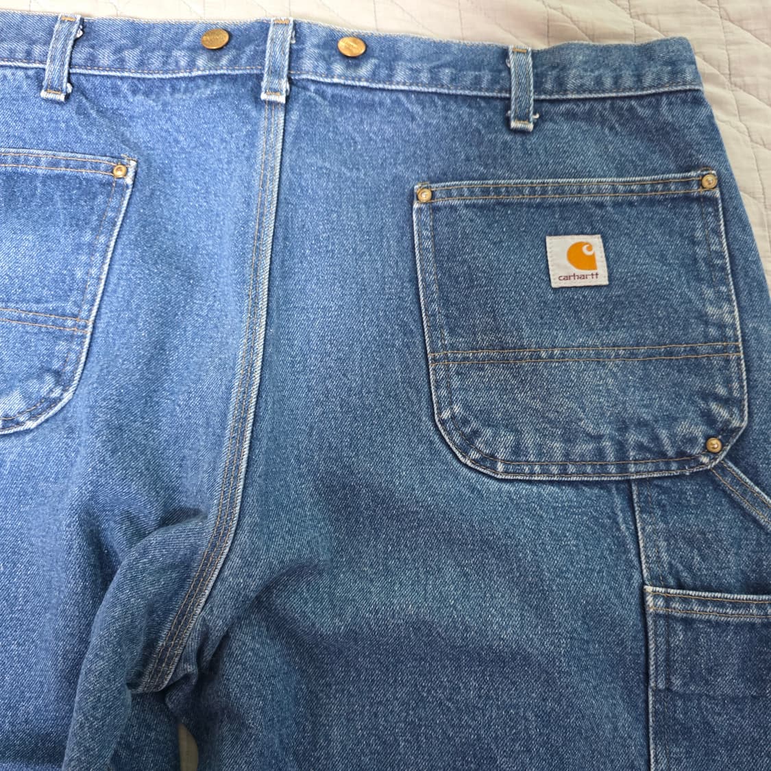 [40X30] 00s 빈티지 칼하트 더블니 B07 DNM 데님 B-6 상품이미지6