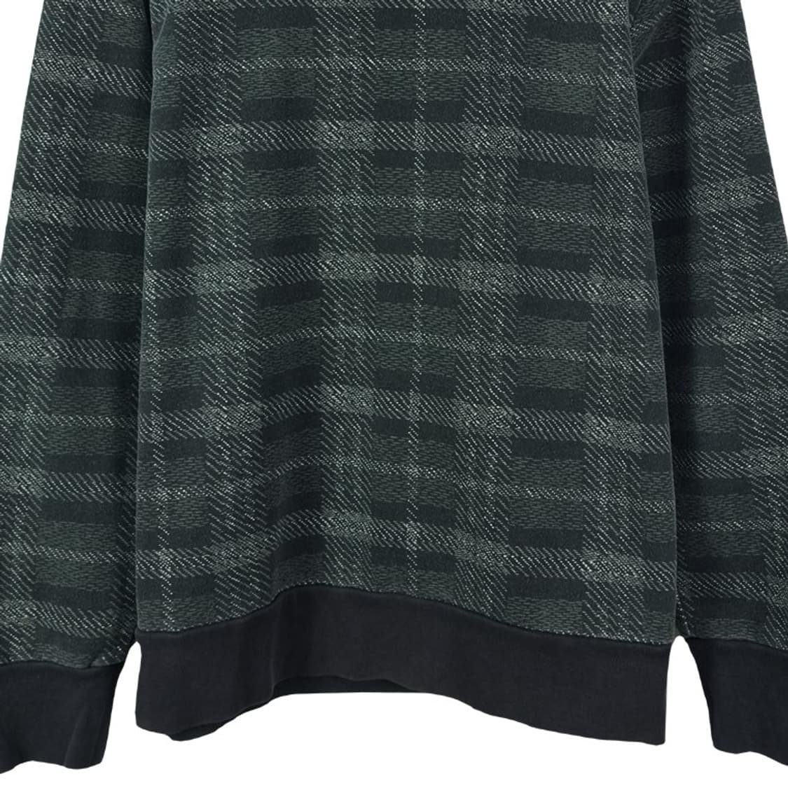 [갭] 체크 패턴 기모 맨투맨 M18657 상품이미지5