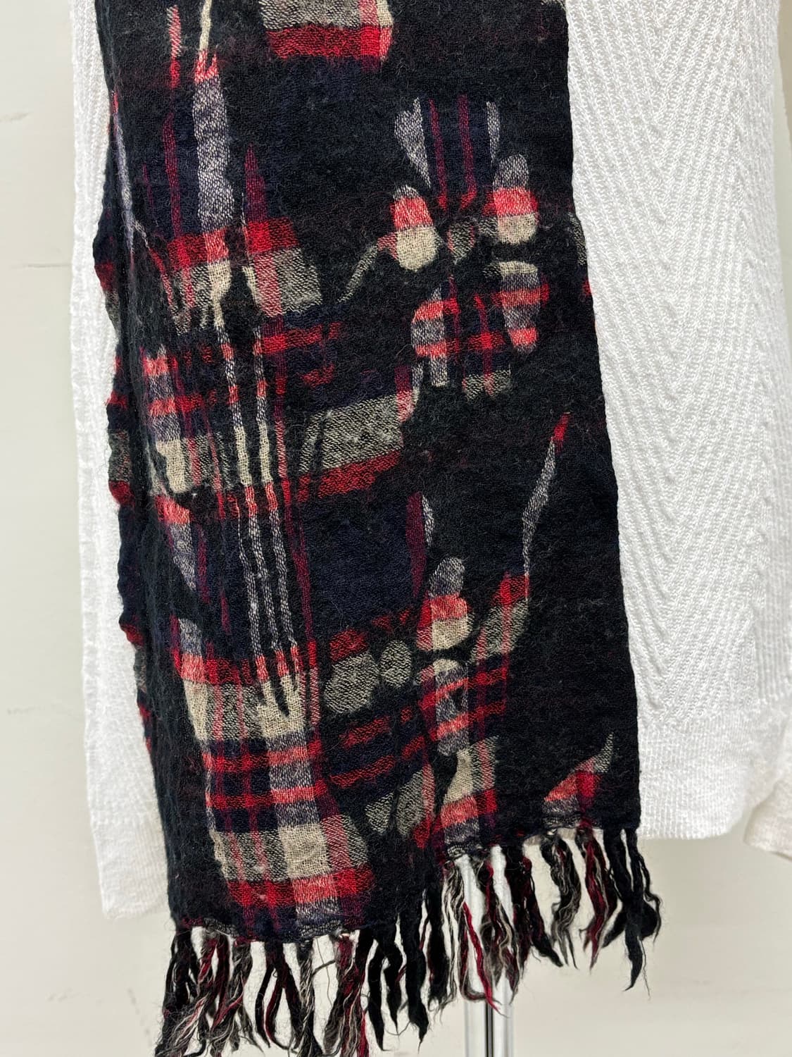 빈티지 체크 목도리 머플러 상품이미지2