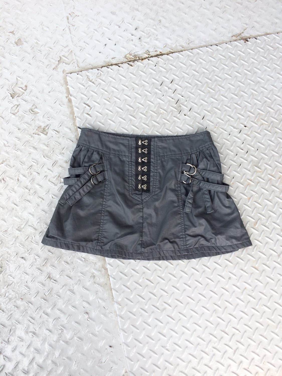 Eyelets Belted Skirt 상품이미지3