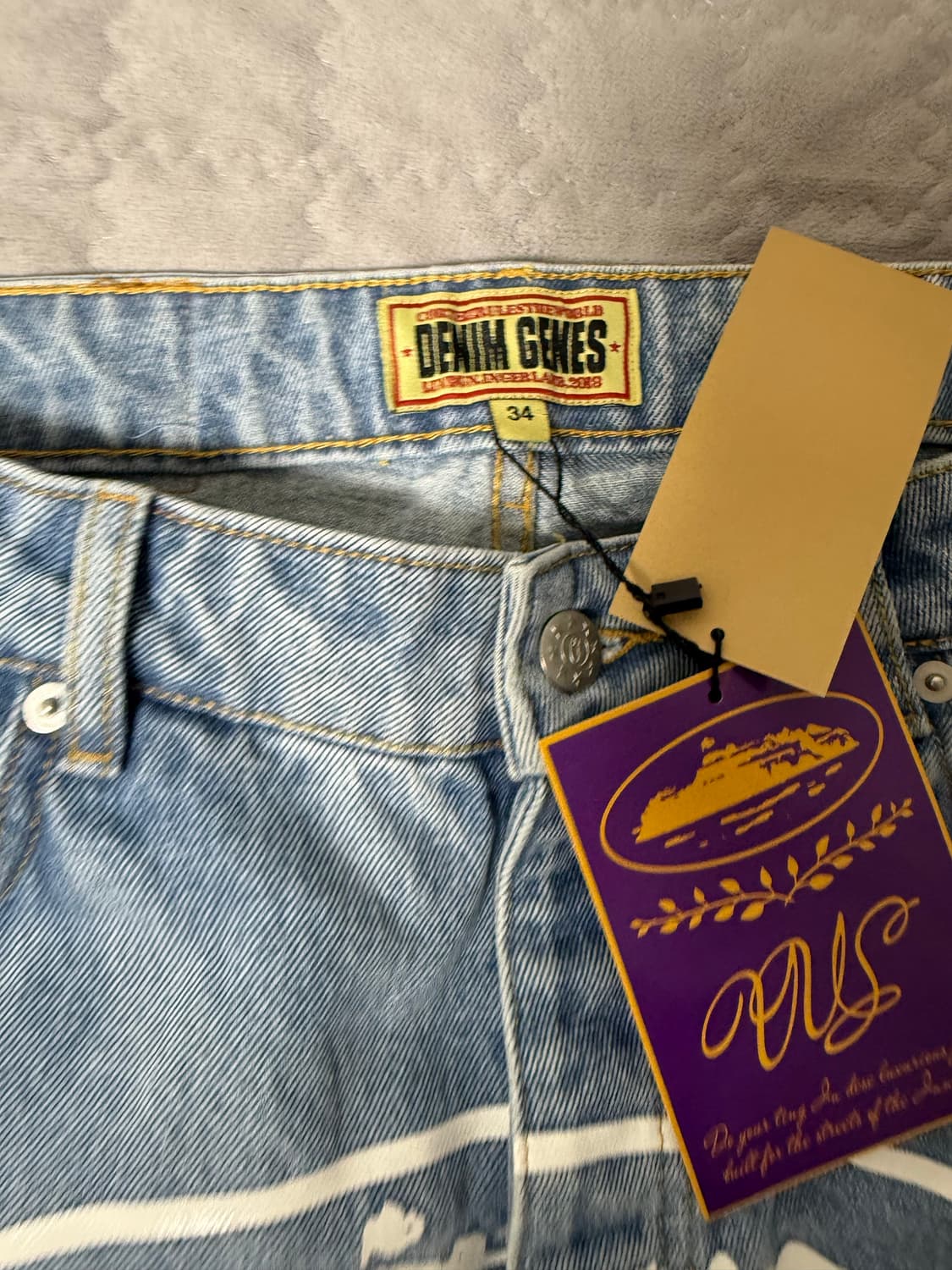 코르테이즈 배기진 34 연청 상품이미지2