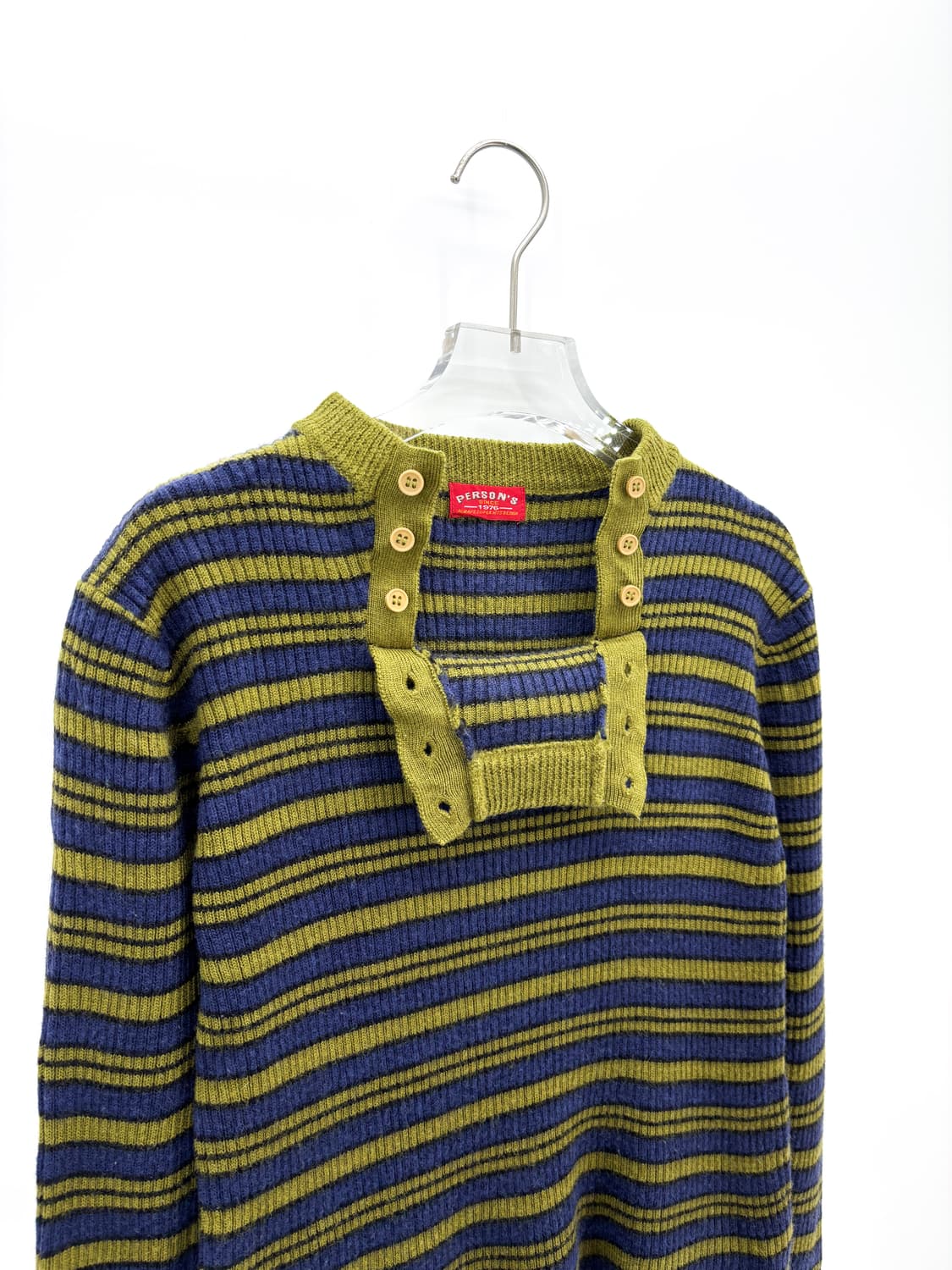 퍼슨스 버튼 스트라이프 긴팔티셔츠 상품이미지4