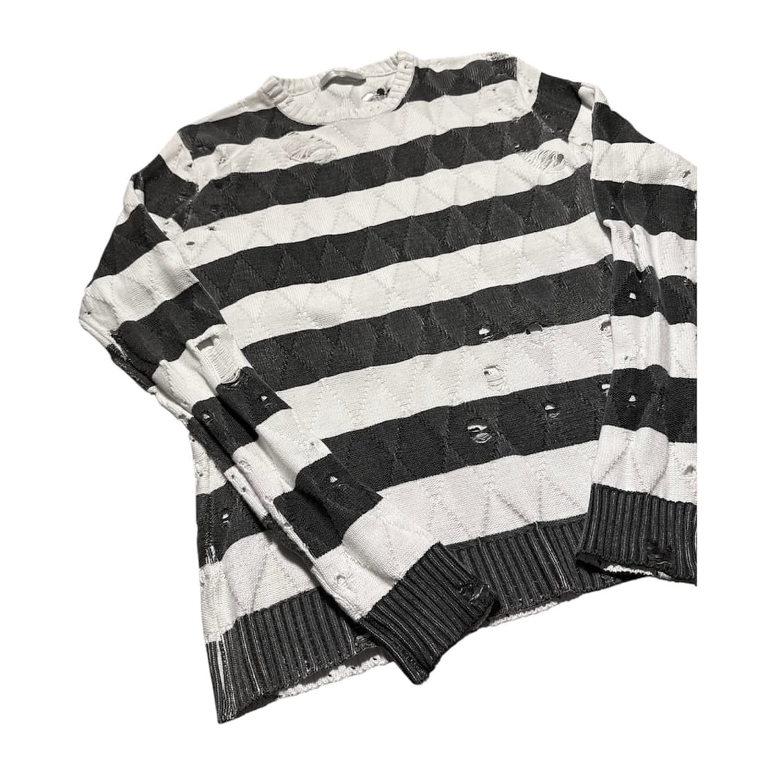 SS02 Modern Age Distressed Knit 넘버나인 상품이미지4