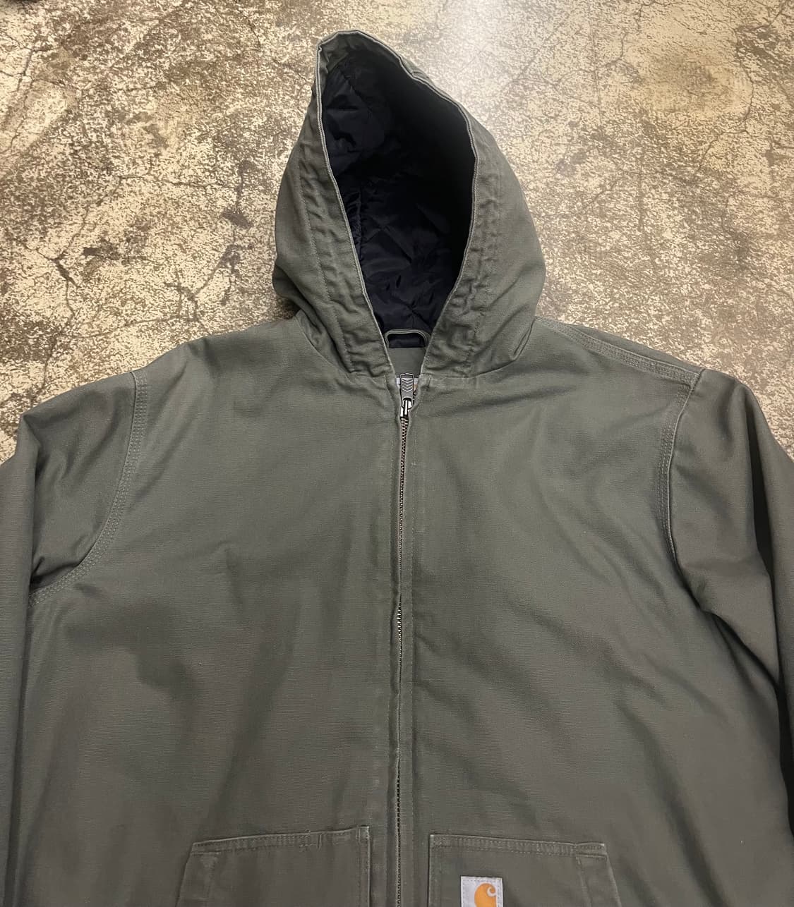 칼하트 모스그린 j130 자켓 상품이미지4