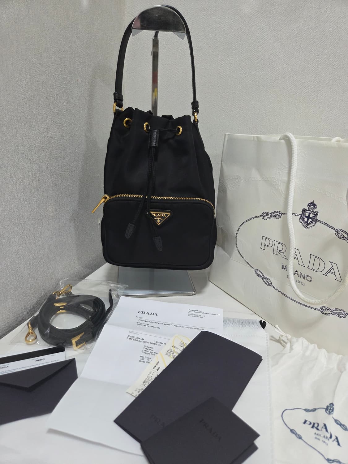 프라다 리나일론 듀엣 버킷백 상품이미지1