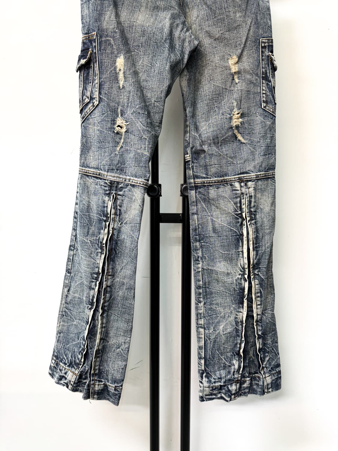 세만틱디자인 인시젼 디스트레스드 데님 카고 상품이미지6