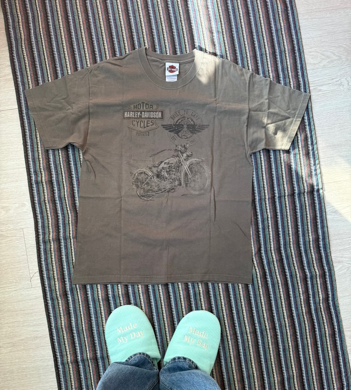 할리데이비슨 빈티지 반팔 티셔츠 상품이미지3