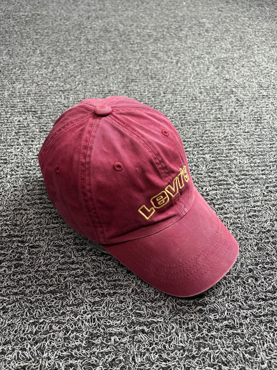 리바이스 빅로고 버건디 볼캡 2526 상품이미지1