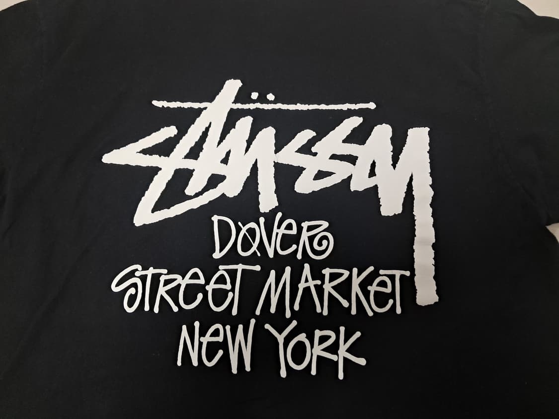 스투시 스탁 도버 스트리트 마켓 뉴욕 티셔츠 블랙 상품이미지5