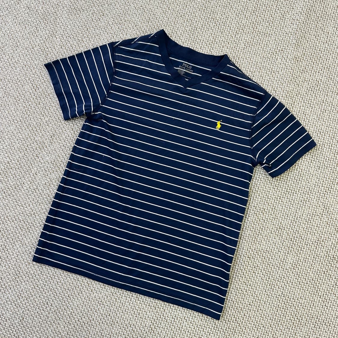 130 폴로랄프로렌 키즈 브이넥 반팔티 0420D 상품이미지1