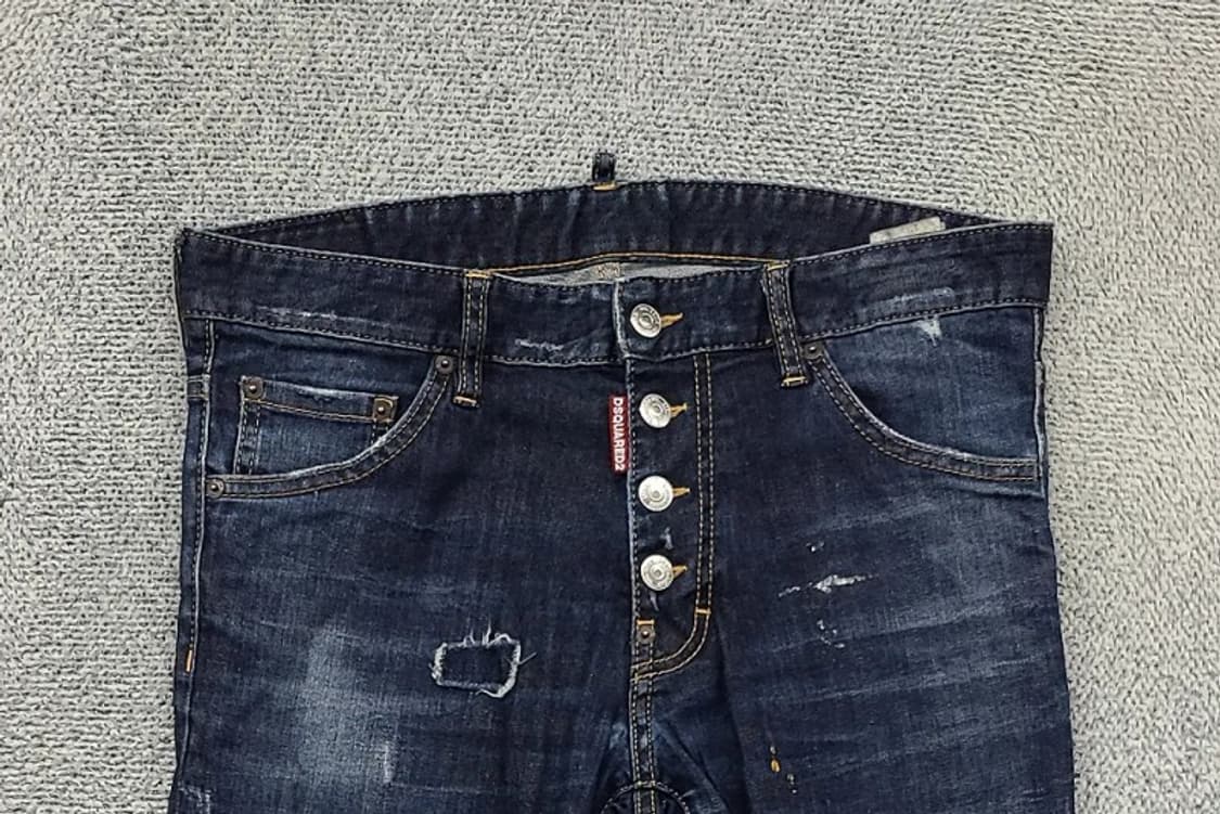 디스퀘어드2 빈티지 페인팅 청바지 48 상품이미지3