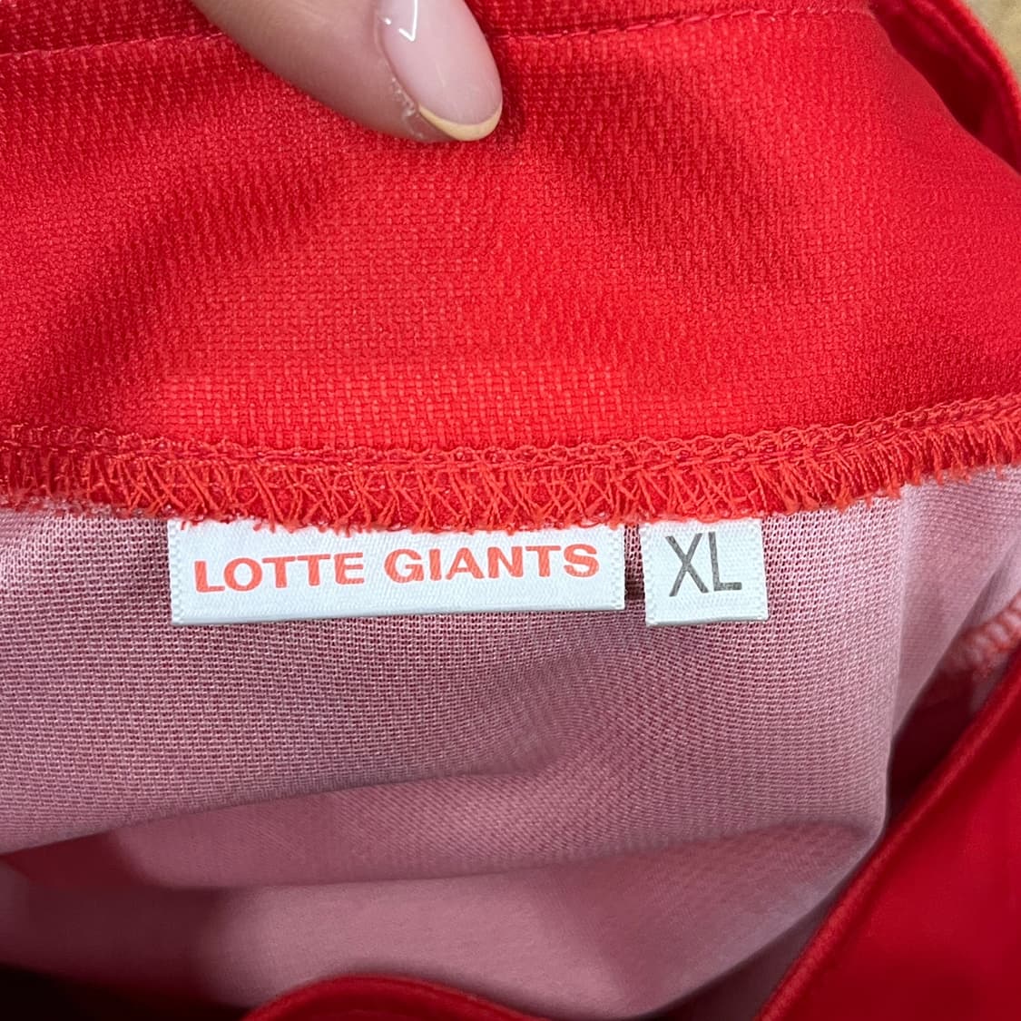 [XL] 롯데자이언츠 울산 야구 유니폼 레드 b18 상품이미지4