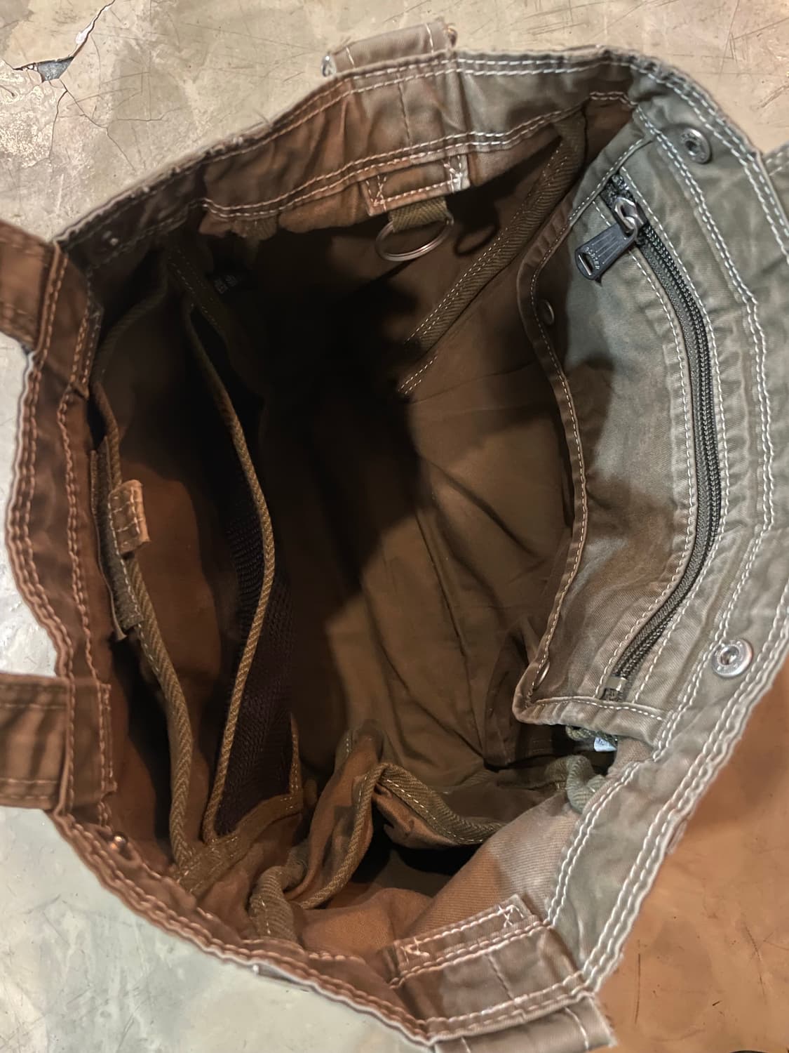 요시다 포터 밀리터리 카키 크로스백 상품이미지7