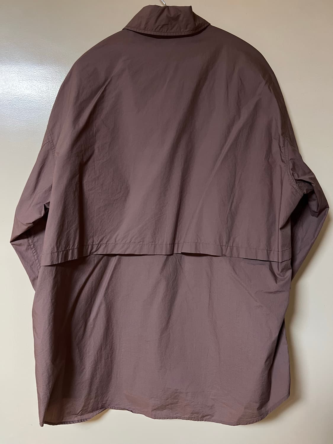 유니클로u 유틸리티 오버셔츠 브라운 L 상품이미지2