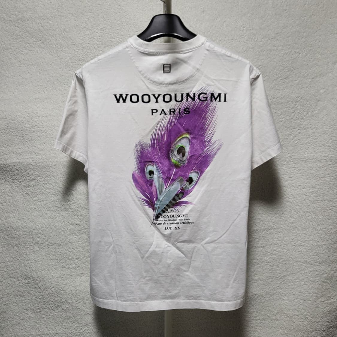 [정품] 48 / 23SS 우영미 깃털 백로고 반팔티  상품이미지1