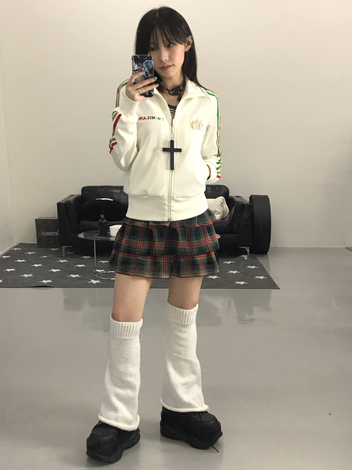 Jpn Y2k Checked mini skirts 상품이미지4