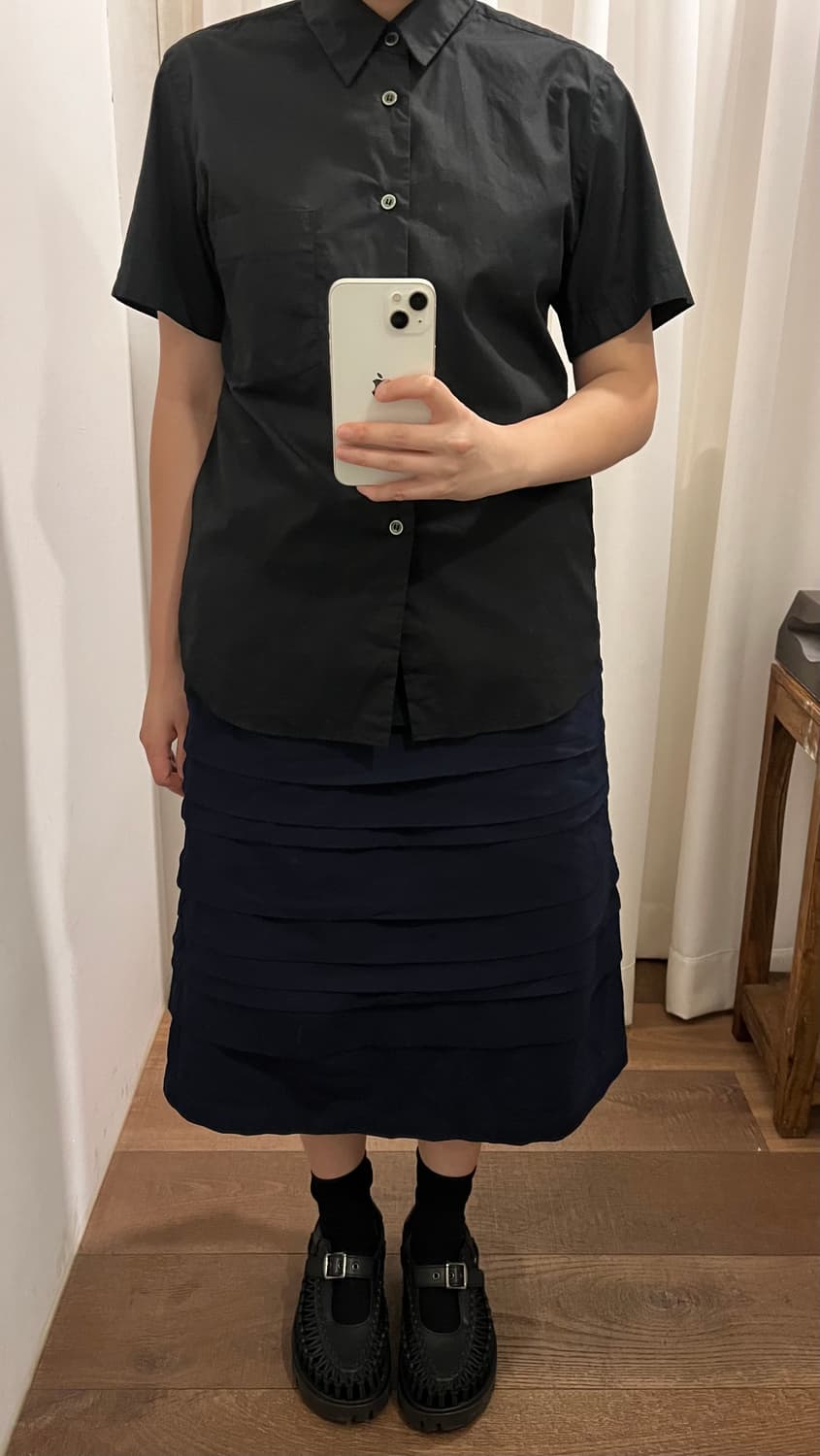 Basic Black Half Shirts 상품이미지6