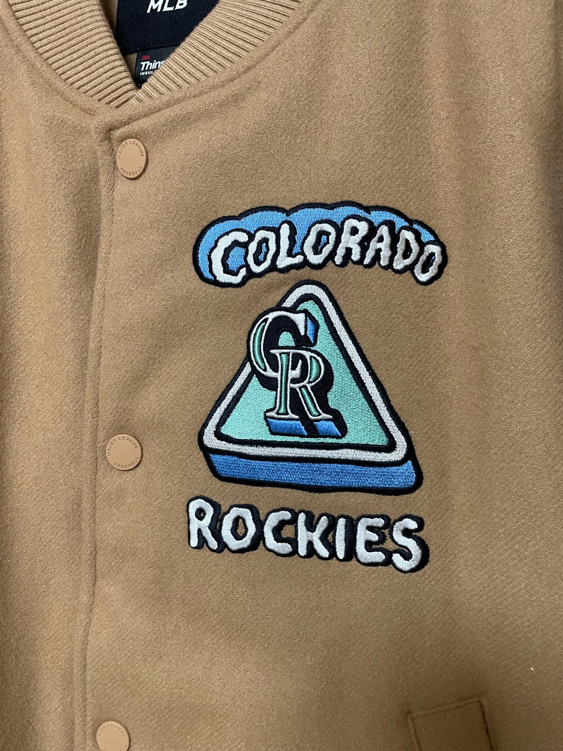 MLB 콜로라도 로키스 바시티 자켓 90 (S)사이즈 상품이미지3