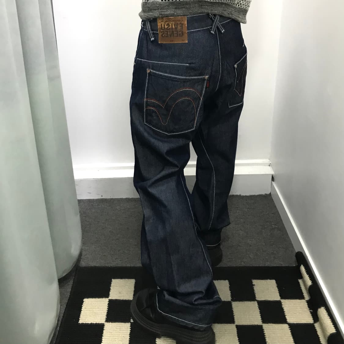 에비수 엔지니어드 데님팬츠 상품이미지1