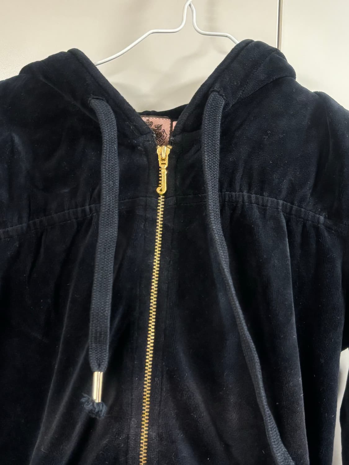 쥬시 블랙 벨벳 셋업 상품이미지3