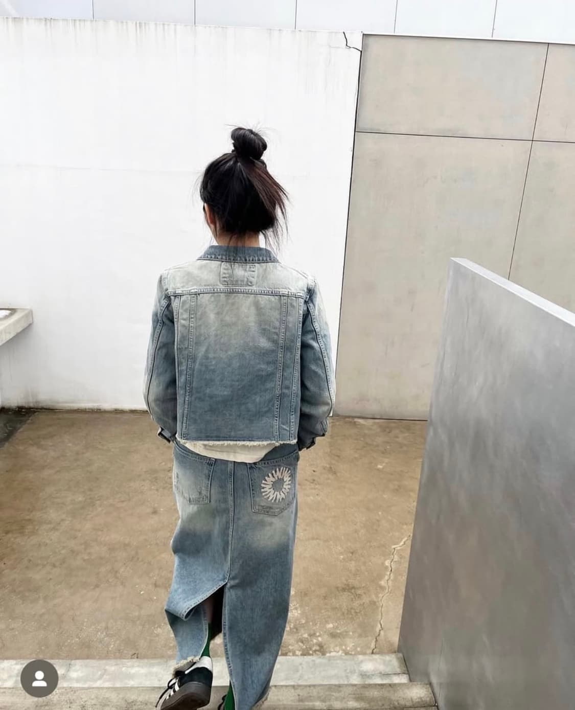 999휴머니티 데님 스커트 (0사이즈) 상품이미지1