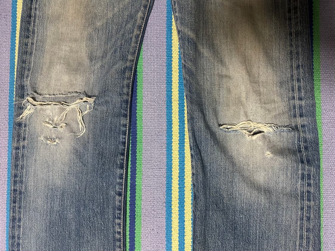 hystericglamour studded distressed denim 상품이미지4