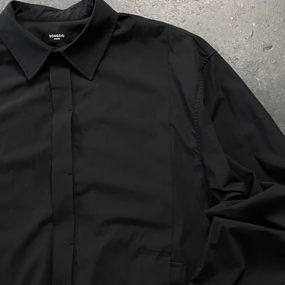 100 송지오 옴므 22SS 폴드 스트링 셔츠 자켓 상품이미지2