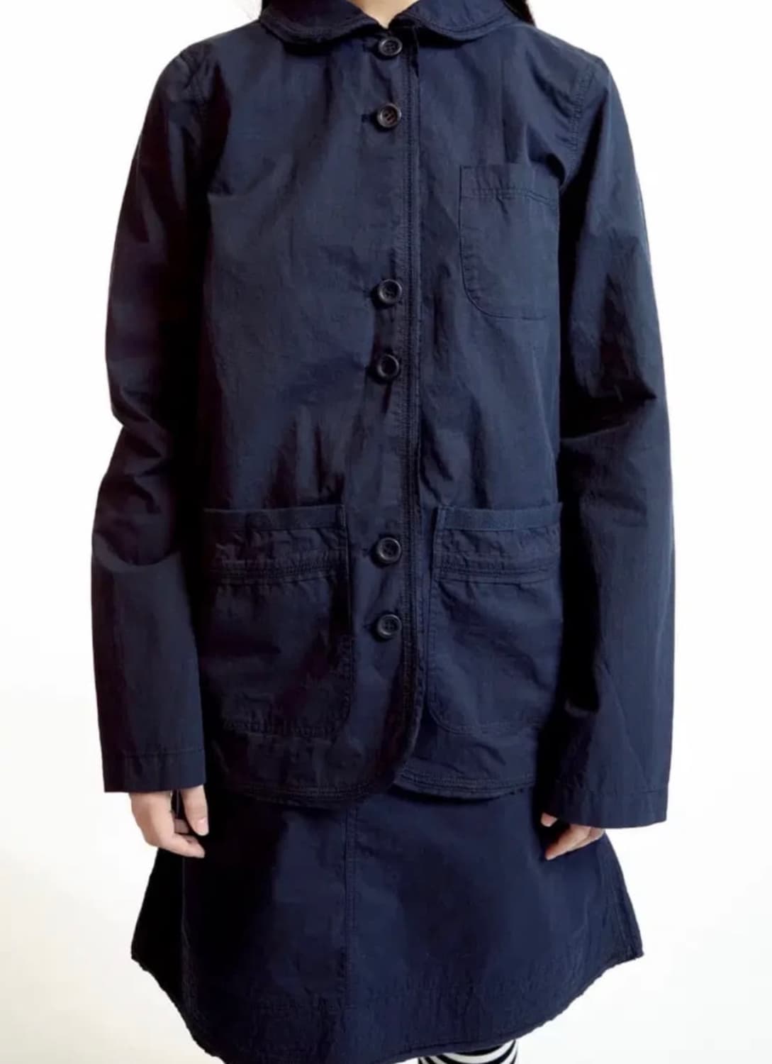 (구해요!)코이세이오 자켓 스커트 세트 2 RAW EDGE COTTON 상품이미지2