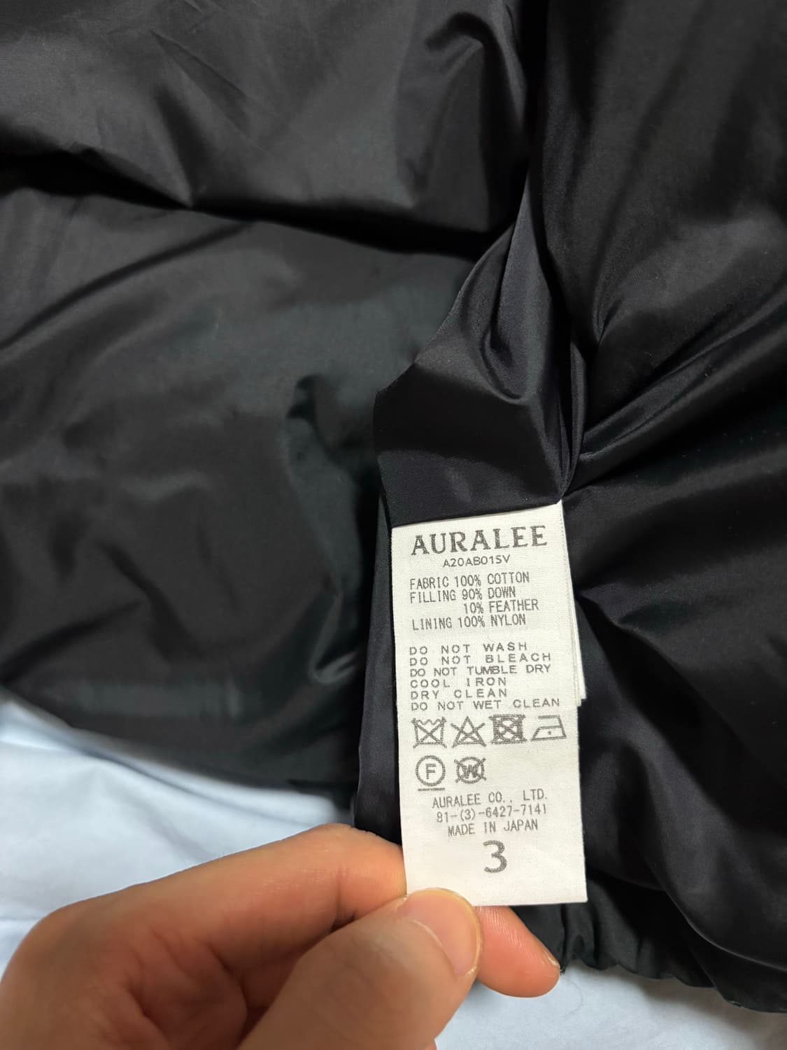 오라리 블랙 패딩 3사이즈 상품이미지5