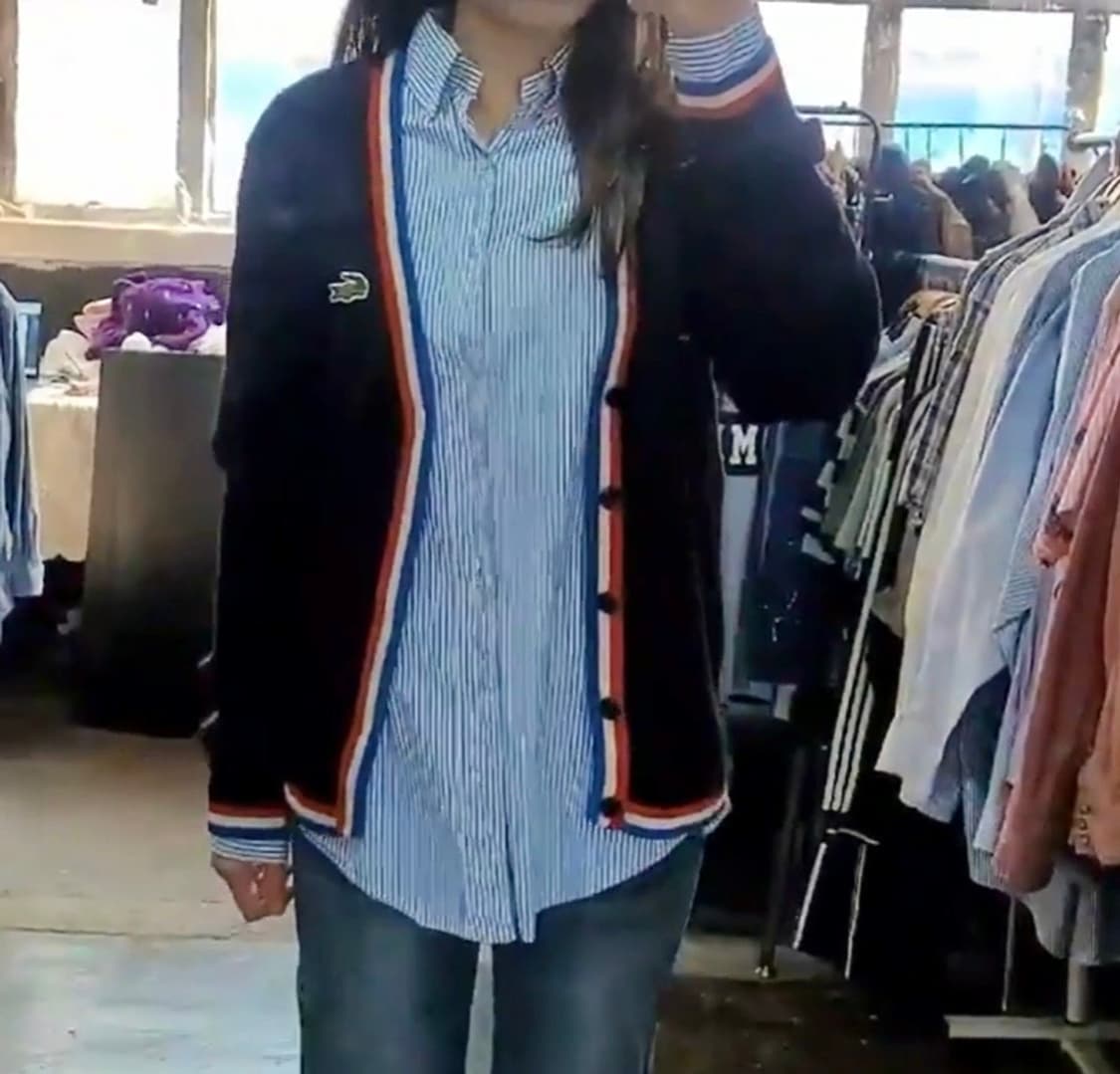 라코스테 브이넥 가디건 상품이미지8