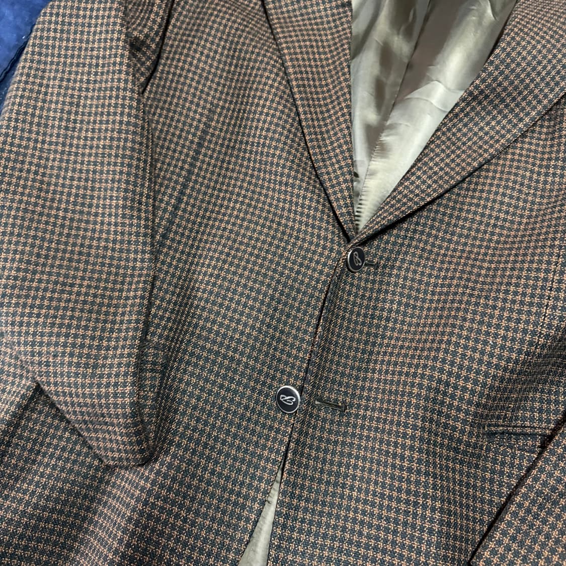 90‘s 로렌스 체크 울 자켓 103-105 상품이미지3