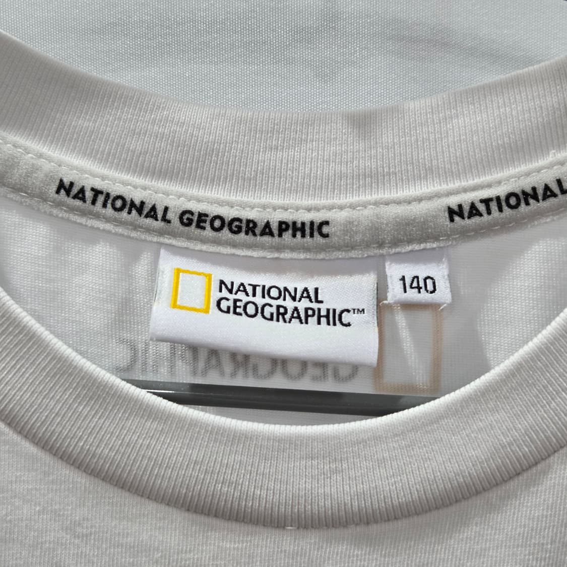 내셔널지오그래픽 키즈 스펠로고 프린팅 반팔티 140/11 상품이미지3