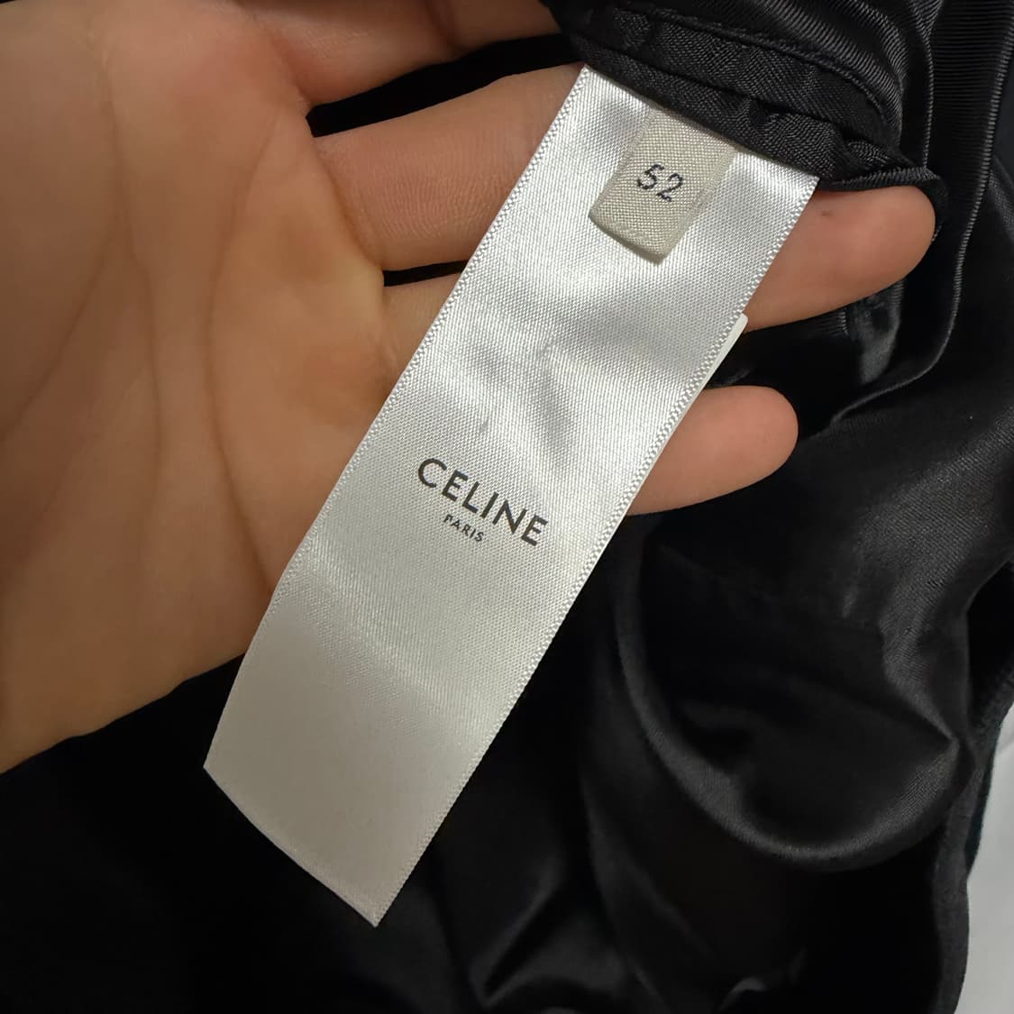 [S+급/52] 셀린느 트리옹프 비스코스 트윌 블루종 자켓 상품이미지6