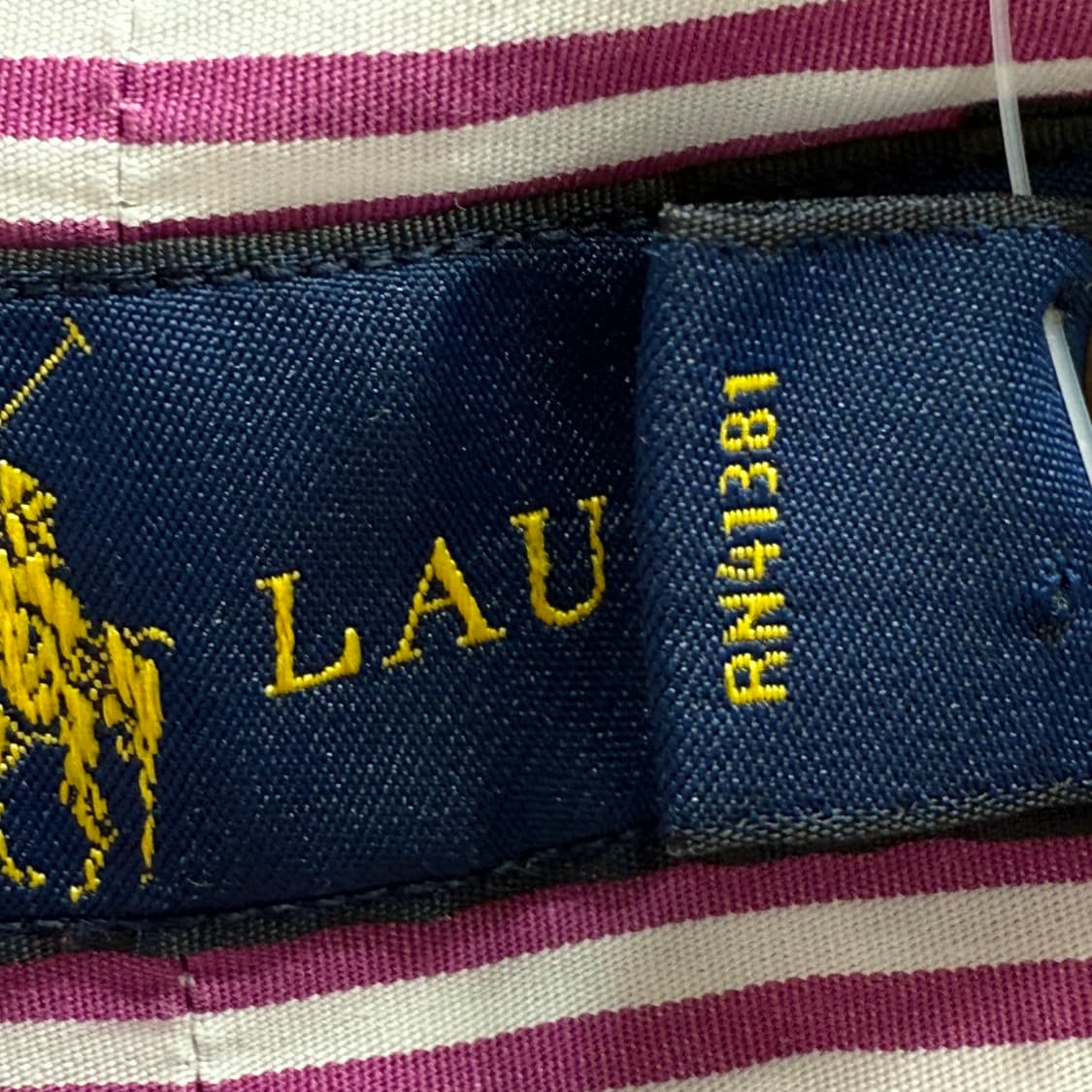 [M] 폴로 퍼플 스트라이프 셔츠 상품이미지5