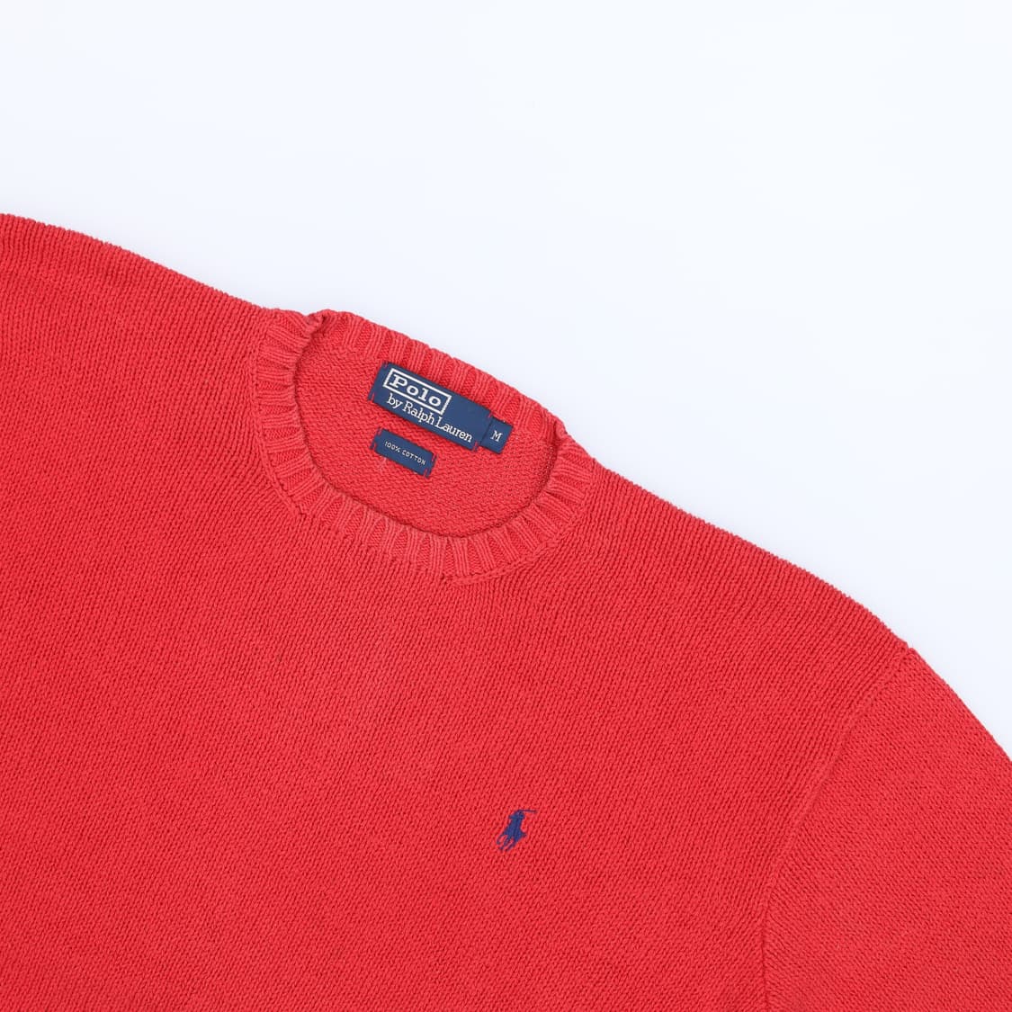 [M] 폴로 랄프로렌 빈티지 코튼 크루넥 니트 스웨터 3815 상품이미지3