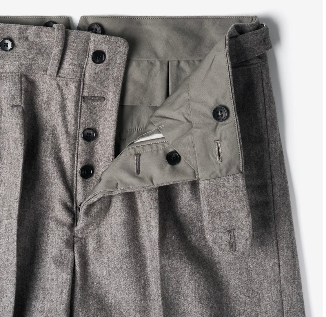 [Old Joe] 더블 플리츠 스마티 트라우저 타우페 34 상품이미지5