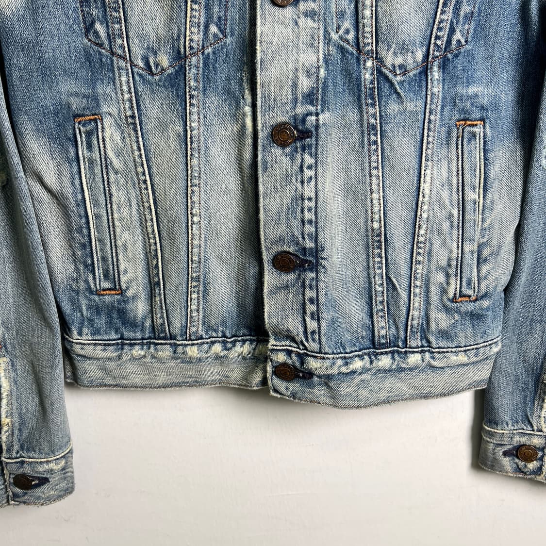 데님 앤 서플라이 랄프로렌 빈티지 워싱 데님 트러커 자켓 XS 상품이미지5