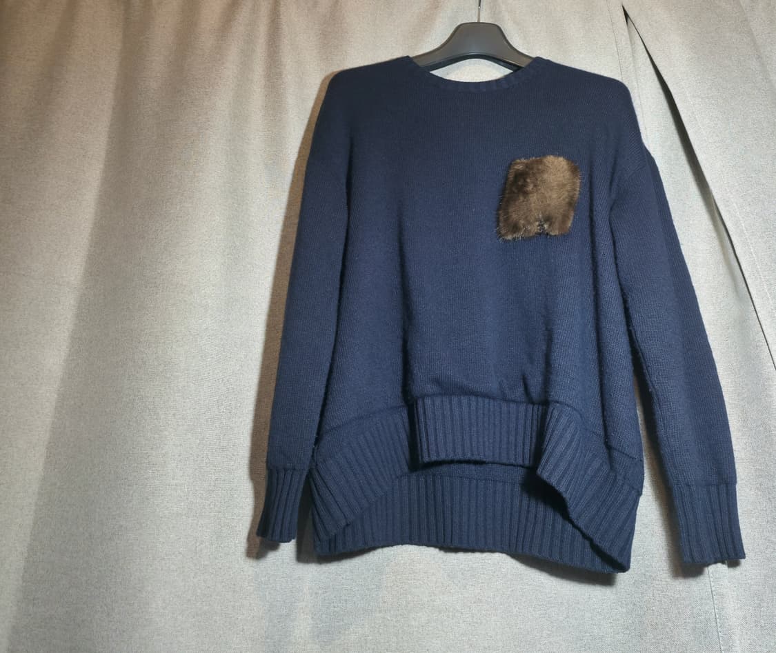 17AW Masion flaneur hair pocket knit 상품이미지1