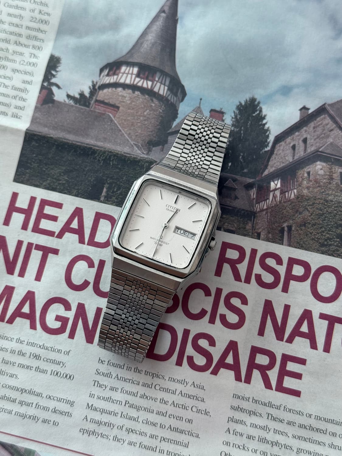 Citizen 시티즌 스퀘어 쿼츠 데이-데이트 상품이미지2