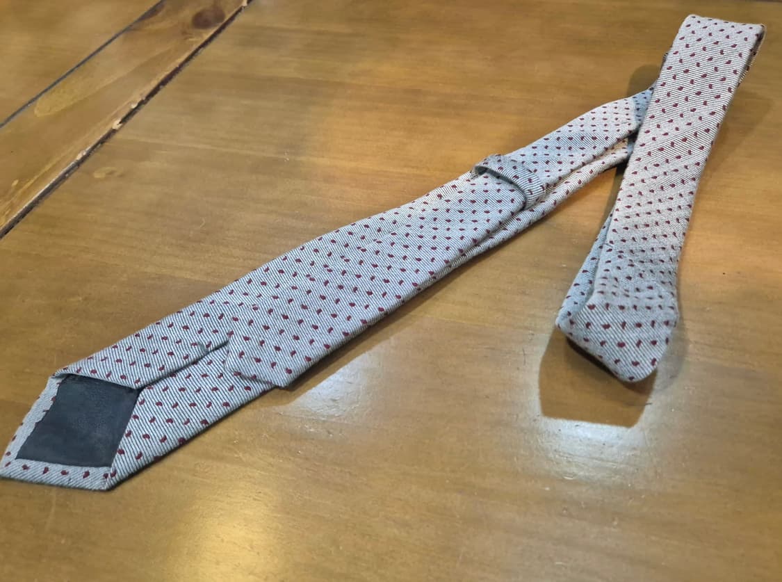 페이즐리 핀 도트 타이 상품이미지2